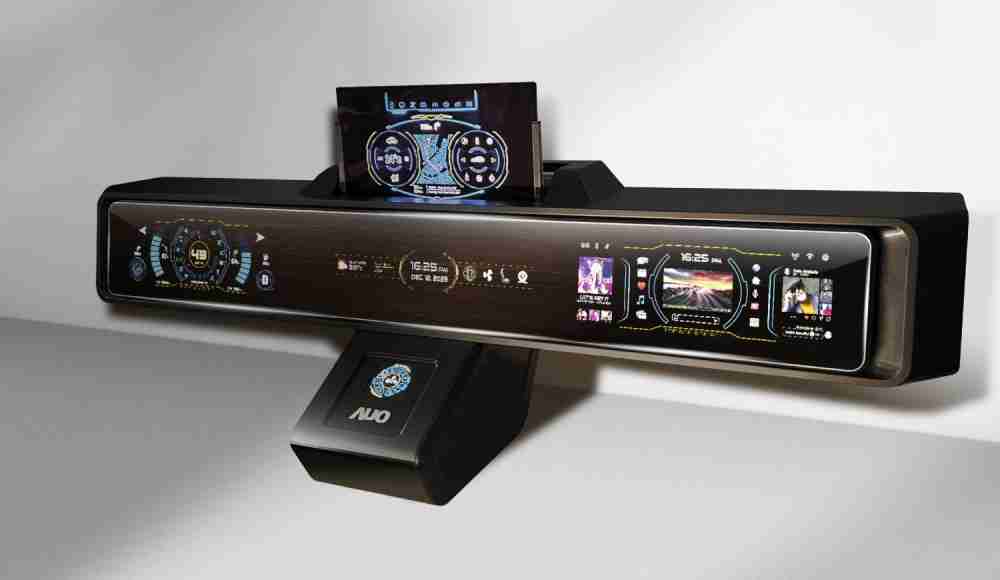 汇旺支付Micro LED沉浸式车舱显示方案结合 可卷式、、可伸缩的Micro LED应用并可呈现不同的质感纹路，，，，展现人性化设计