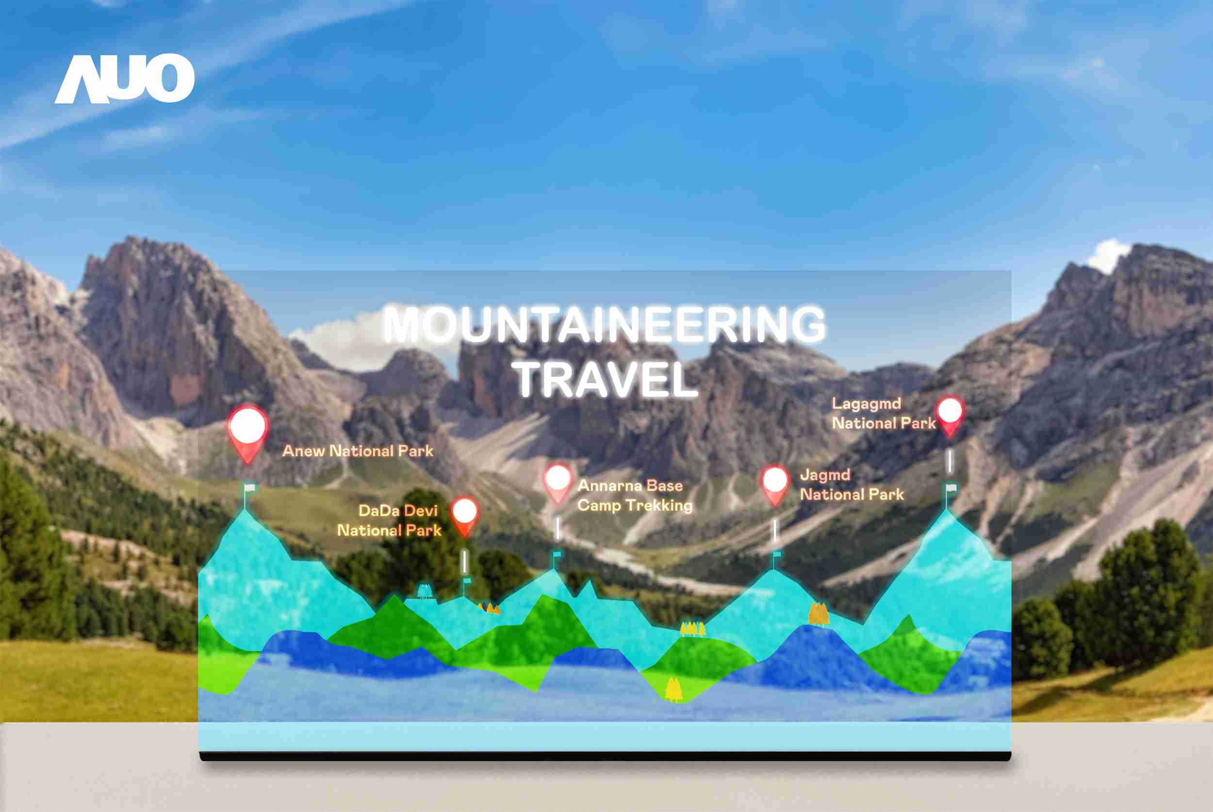 汇旺支付展示全球单片尺寸最大(*)42吋透明Micro LED显示器拼接而成的〝64吋透明Micro LED显示器〞，，，，具备高透明度、、、、1,000 nits高亮度、、、广色域、、、、采用三边无边框的无缝拼接等多重特色，，，，呈现超高清、、细腻画质而不遮挡后方视觉，，，，满足层峰需求，，，可广泛运用于零售、、、、艺术展览或商业空间等场域